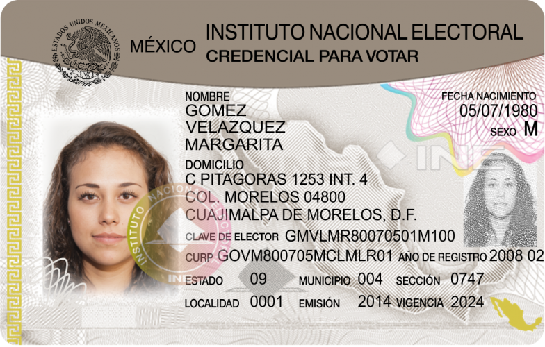 national id number mexico ine