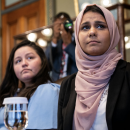 DACA recipients and immigrant rights leaders meet with Vice President Kamala Harris at the White House in Washington, D.C., on July 22, 2021.