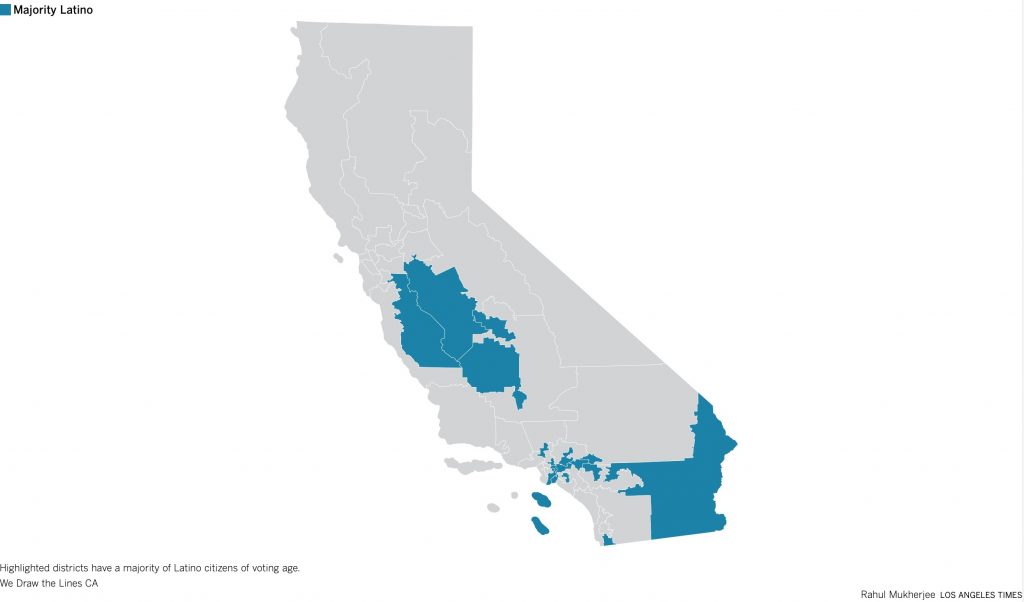 Latino political power is a big winner in California’s new congressional map 