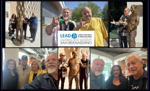 A permanent tribute to actor, comedian, and LEAD Padrino de Honor Cheech Marin was immortalized today with a bronze statue.