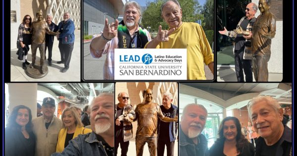 A permanent tribute to actor, comedian, and LEAD Padrino de Honor Cheech Marin was immortalized today with a bronze statue.