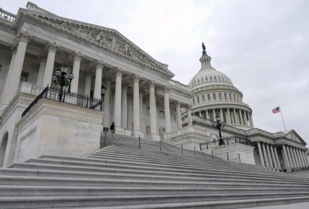 The U.S. Capitol, including the House of Representatives, left, are seen on Thursday, Nov. 14, 2024, in Washington. (AP Photo/Mariam Zuhaib)